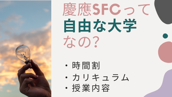 慶應sfcはどんな学校 Sfcは自由って本当 小論文のトリセツ 慶應sfc合格の小論文試験に最短合格するための取扱説明書